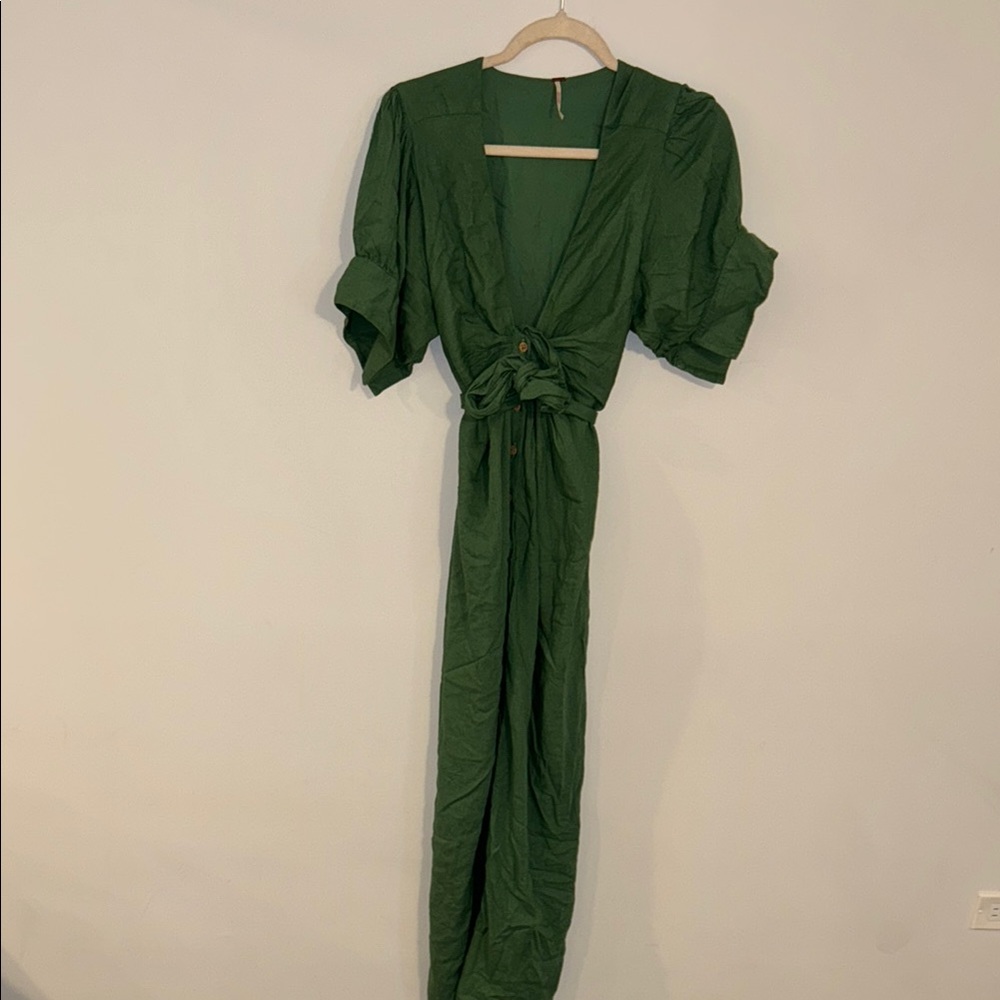 Free People Green Maxi Dress